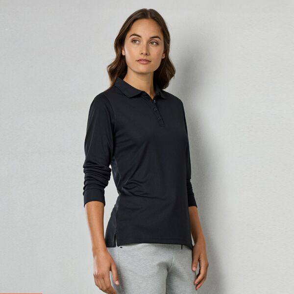 Womens Action Long Sleeve Polo Thumbnail