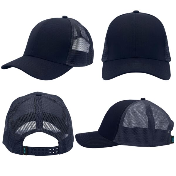 Recycled Breathable Poly Twill with Mesh Back Cap Thumbnail