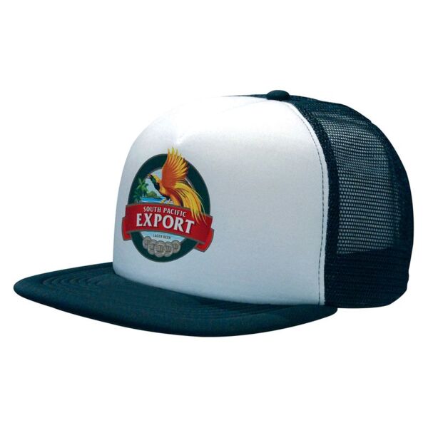 Trucker Mesh Cap With Flat Peak Thumbnail
