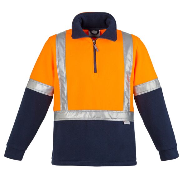 Mens Hi Vis Fleece Jumper Shoulder Taped Thumbnail