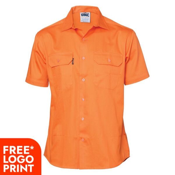 Mens Cool-Breeze Work Short Sleeve Shirt Thumbnail