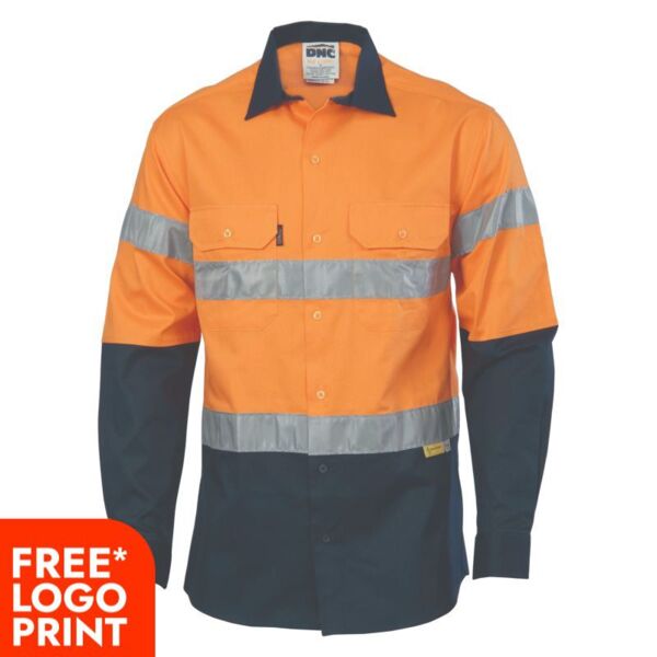 Two Tone Drill Shirts with 3M8906 Tape Thumbnail