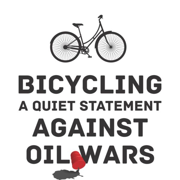 Bicycling a quiet statement against oil wars Thumbnail